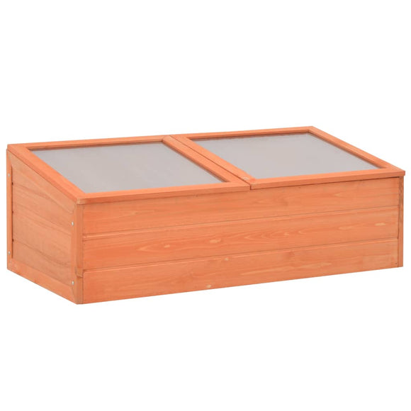 NNEVL Greenhouse Wood 100x50x34 cm