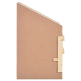 NNEVL Chicken Laying Nest 2 Compartments 63x40x65 cm Solid Pine Wood