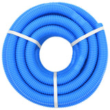 NNEVL Pool Hose with Clamps Blue 38 mm12 m