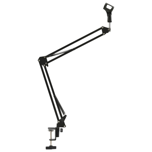 NNEVL Table Mounted Microphone Stand Black Steel