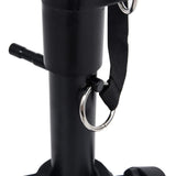 NNEVL Double Braced Keyboard Stand and Stool Set Black