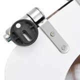 NNEVL WC Toilet Seat with Soft Close Lid MDF Muschel Design