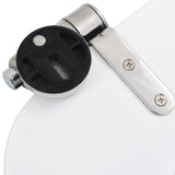 NNEVL WC Toilet Seat with Soft Close Lid MDF Stones Design