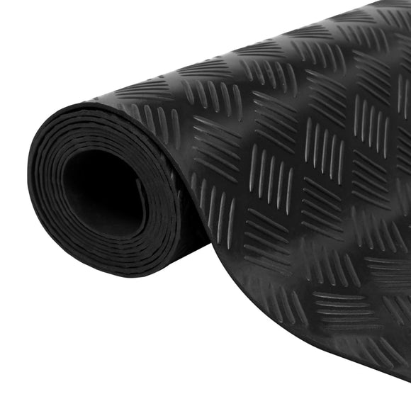 NNEVL Floor Mat Anti-Slip Rubber 1.5x4 m 3 mm Check