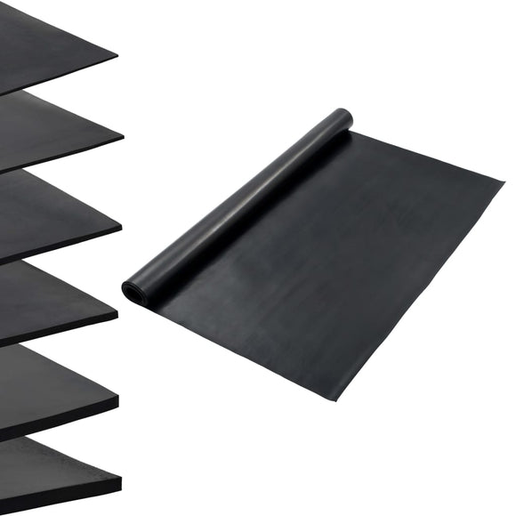 NNEVL Floor Mat Anti-Slip Rubber 1.2x2 m 1 mm Smooth