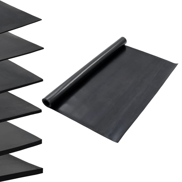 NNEVL Floor Mat Anti-Slip Rubber 1.2x2 m 3 mm Smooth