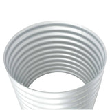 NNEVL Garden Raised Bed 80x80x81 cm Galvanised Steel Silver