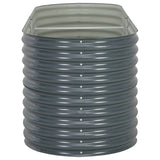 NNEVL Garden Raised Bed 240x80x81 cm Galvanised Steel Grey