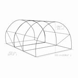 NNEVL Greenhouse 13.5m² 450x300x200 cm