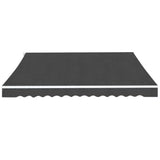 NNEVL Folding Awning Manual Operated 350 cm Anthracite