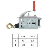 NNEVL Hand Winch with Strap 1130 kg