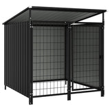 NNEVL Outdoor Dog Kennel 133x133x113 cm
