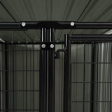 NNEVL Outdoor Dog Kennel 133x133x113 cm