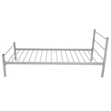 NNEVL Bed Frame Grey Metal King Single Size