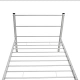 NNEVL Bed Frame Grey Metal King Single Size