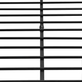 NNEVL Bed Frame Black Metal Double Size