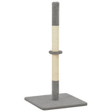 NNEVL Cat Scratching Post Grey 40x40x80 cm Sisal