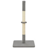 NNEVL Cat Scratching Post Grey 40x40x80 cm Sisal