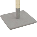 NNEVL Cat Scratching Post Grey 40x40x80 cm Sisal