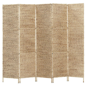 NNEVL 5-Panel Room Divider 193x160 cm Water Hyacinth