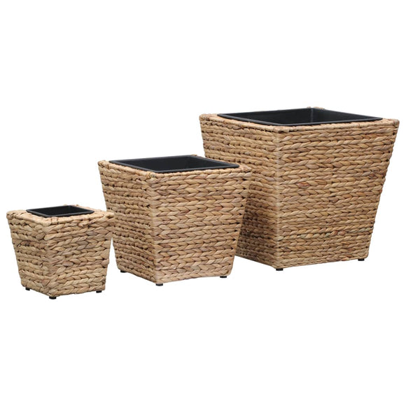 NNEVL Garden Raised Beds 3 pcs Water Hyacinth