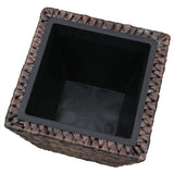 NNEVL Garden Raised Beds 3 pcs Water Hyacinth Brown