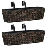 NNEVL Garden Planters 2 pcs Water Hyacinth Brown