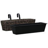 NNEVL Garden Planters 2 pcs Water Hyacinth Brown