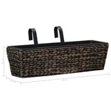 NNEVL Garden Planters 2 pcs Water Hyacinth Brown