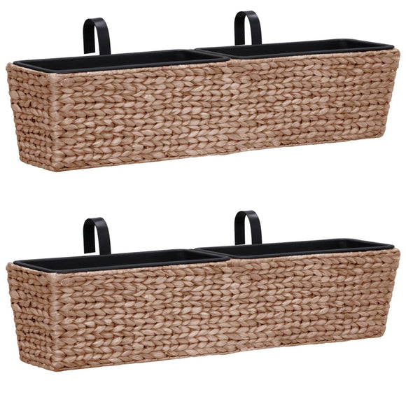 NNEVL Garden Planters 2 pcs Water Hyacinth Brown