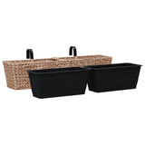 NNEVL Garden Planters 2 pcs Water Hyacinth Brown