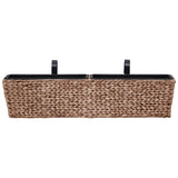 NNEVL Garden Planters 2 pcs Water Hyacinth Brown