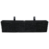 NNEVL Garden Planters 2 pcs Water Hyacinth Black