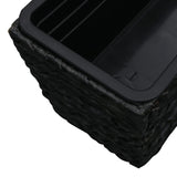 NNEVL Garden Planters 2 pcs Water Hyacinth Black