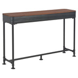 NNEVL Console Table with 2 Drawers 120x30x75 cm Solid Fir Wood