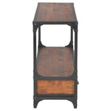 NNEVL TV Cabinet with 3 Drawers 120x30x60 cm Solid Pine Wood