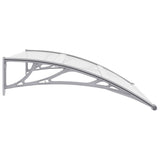 NNEVL Door Canopy Grey 120x100 cm PC