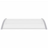 NNEVL Door Canopy Grey 150x100 cm PC