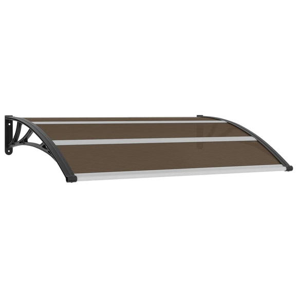 NNEVL Door Canopy Black 150x100 cm PC