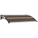 NNEVL Door Canopy Black 150x100 cm PC
