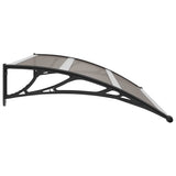 NNEVL Door Canopy Black 150x100 cm PC