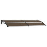 NNEVL Door Canopy Black 240x100 cm PC