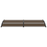 NNEVL Door Canopy Black 240x100 cm PC
