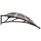 NNEVL Door Canopy Black 300x100 cm PC