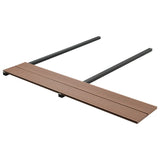 NNEVL WPC Solid Decking Boards with Accessories 30 m² 2.2 m Light Brown