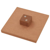 NNEVL WPC Fence Set 2 Square + 1 Slanted 451x187cm Brown