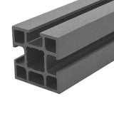 NNEVL WPC Fence Set 3 Square 531x187cm Grey