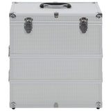 NNEVL Make-up Case 37x24x40 cm Silver Aluminium