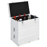 NNEVL Make-up Case 37x24x40 cm Silver Aluminium