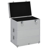 NNEVL Make-up Case 37x24x40 cm Silver Aluminium